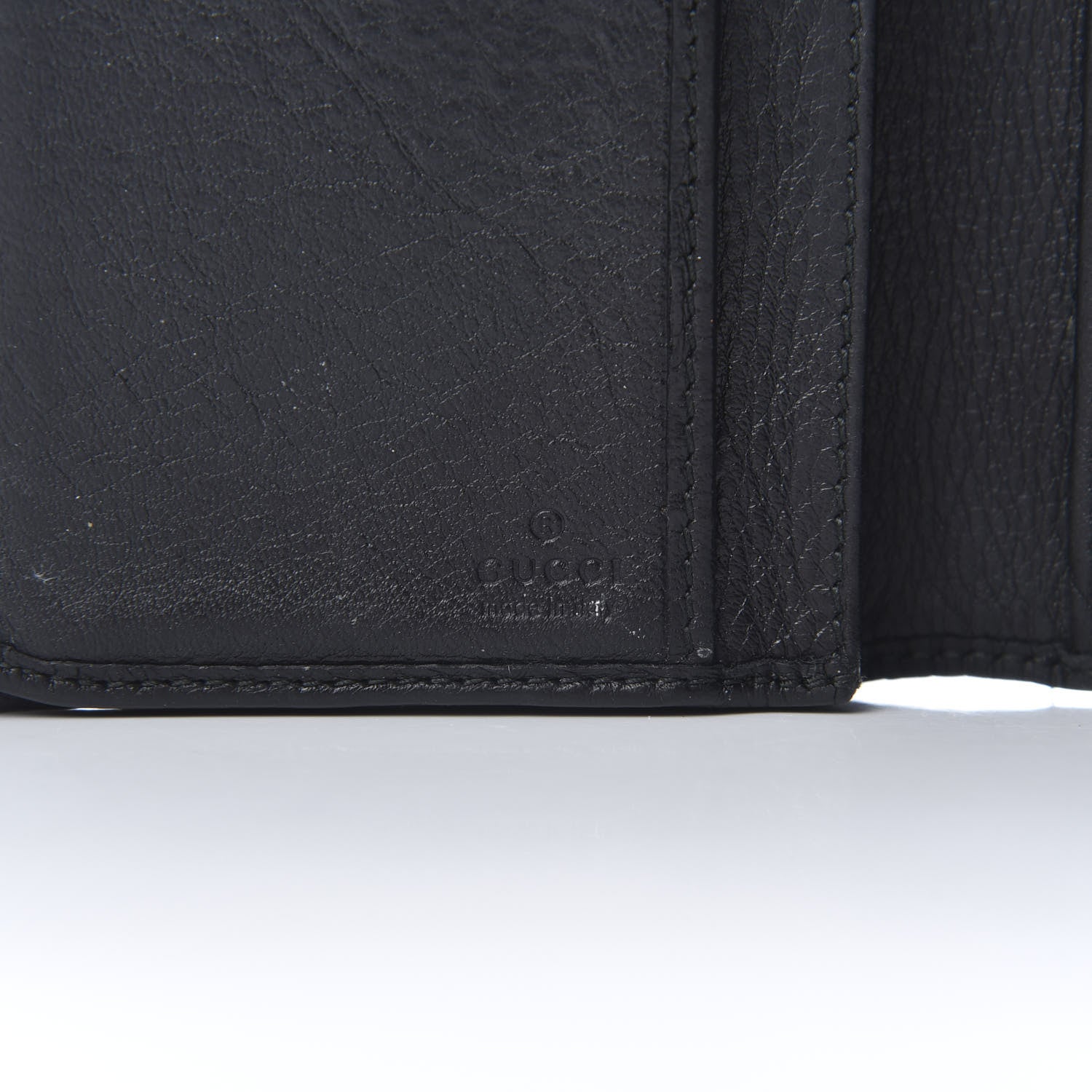 Gucci Guccissima Ladies Web Long Wallet Black 6 of 10