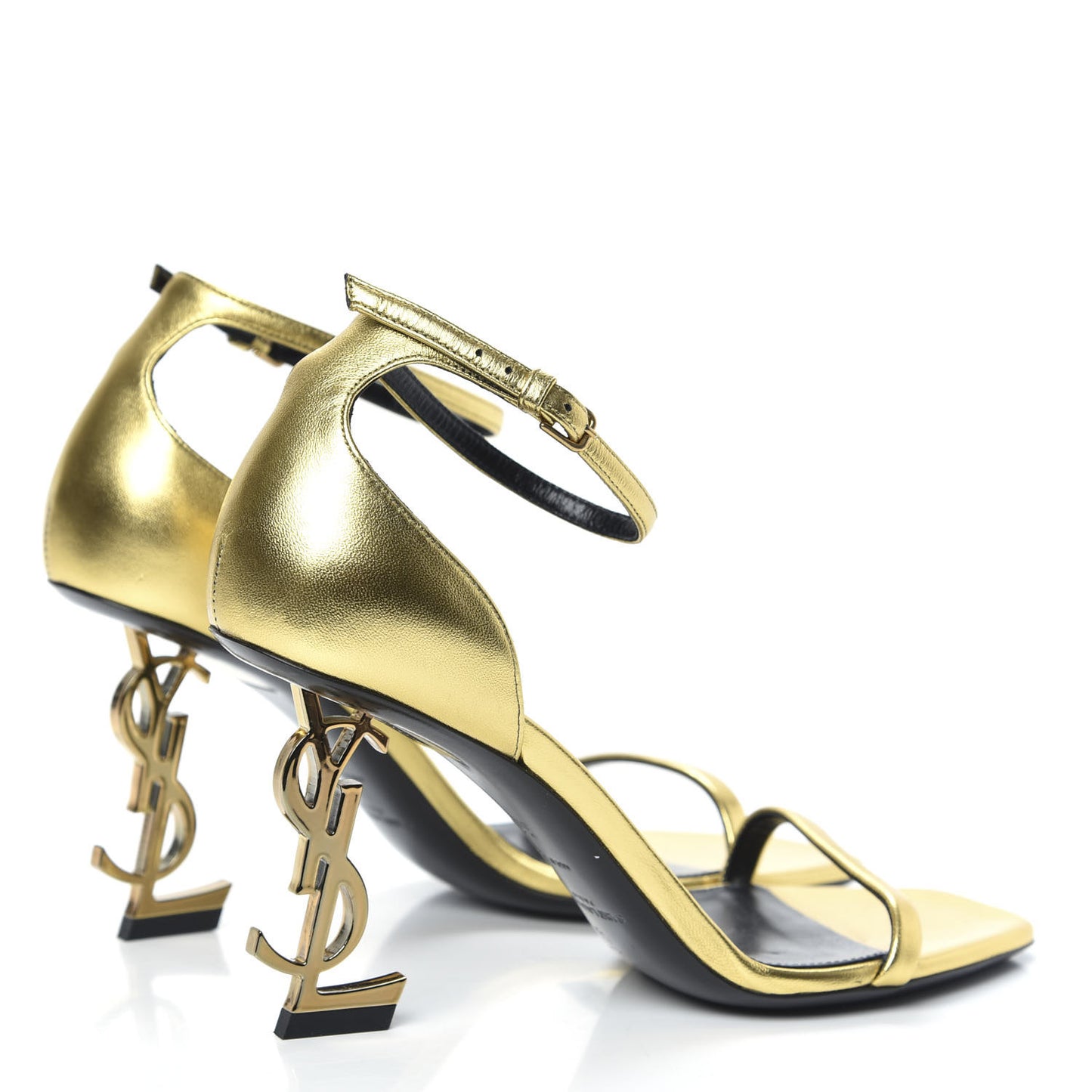 Calfskin Opyum 85 Sandals 36 Oro