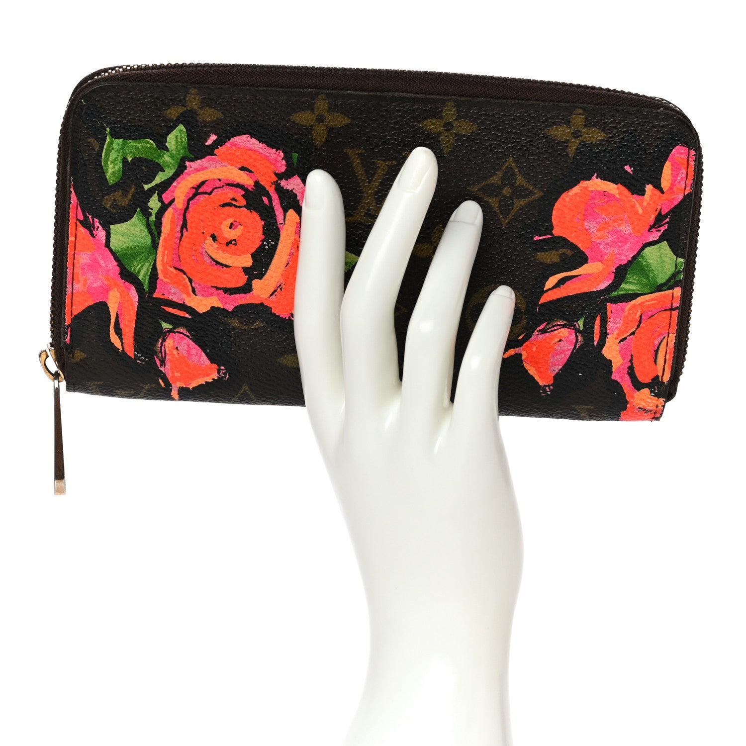 Louis Vuitton Monogram Roses Zippy Wallet 2 of 15