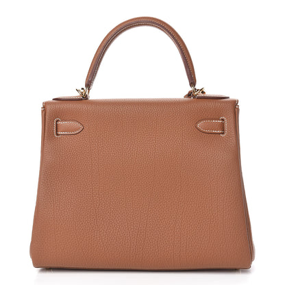 Hermes Togo Kelly Retourne 28 Gold 4 of 41