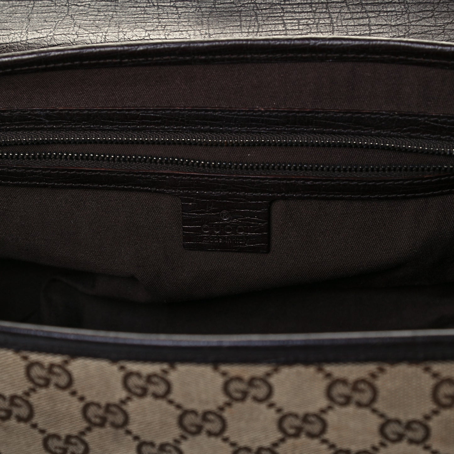 Monogram Bamboo Bullet Bag Dark Brown
