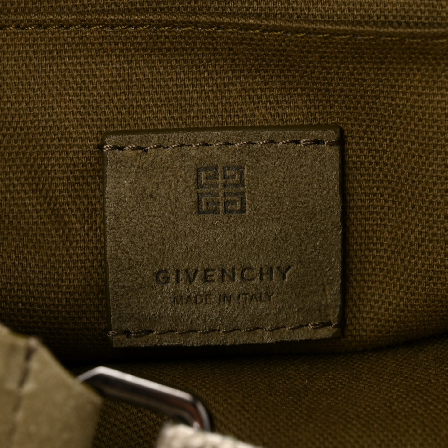 Canvas Voyou Messenger Bag Khaki