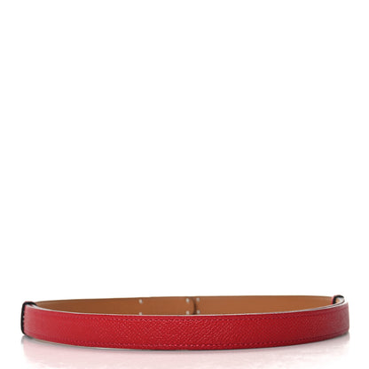 Hermes Epsom Kelly Belt Rouge Casaque 2 of 3