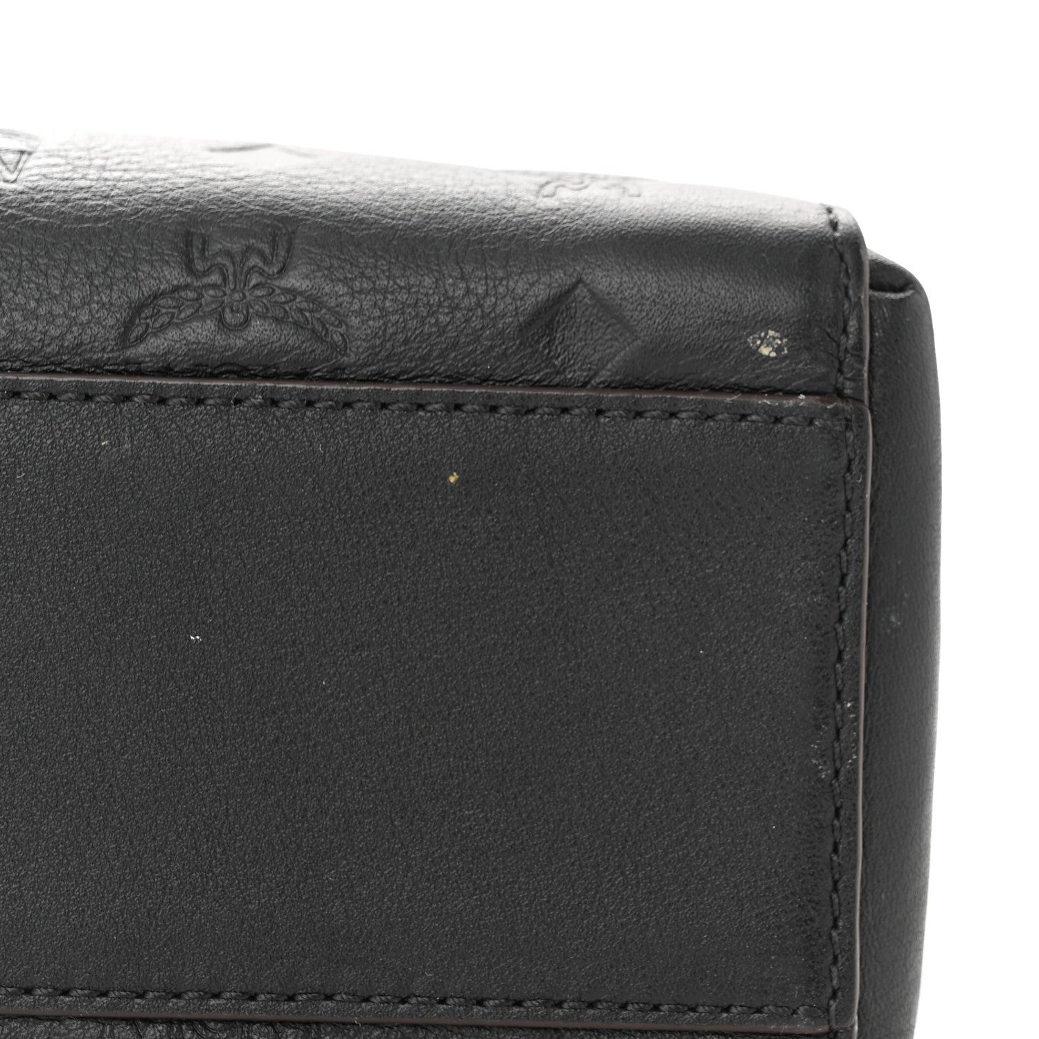 MCM Calfskin Ottomar Essential Crossbody Bag Black 11 of 11