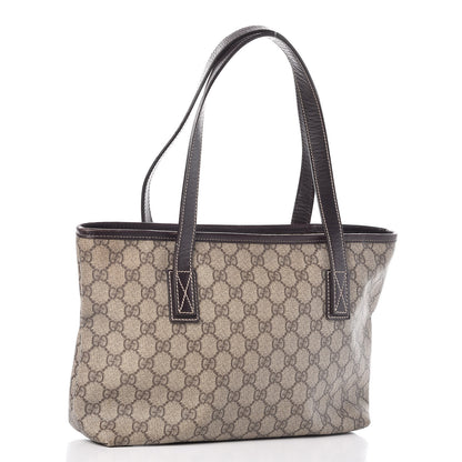 Gucci GG Supreme Monogram Small Joy Tote Dark Brown 3 of 20