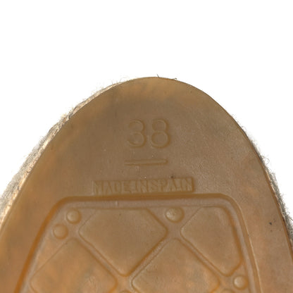 Chanel Lambskin CC Espadrilles 38 Black 7 of 10