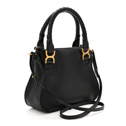 Chloe Calfskin Small Marcie Satchel Black 3 of 11