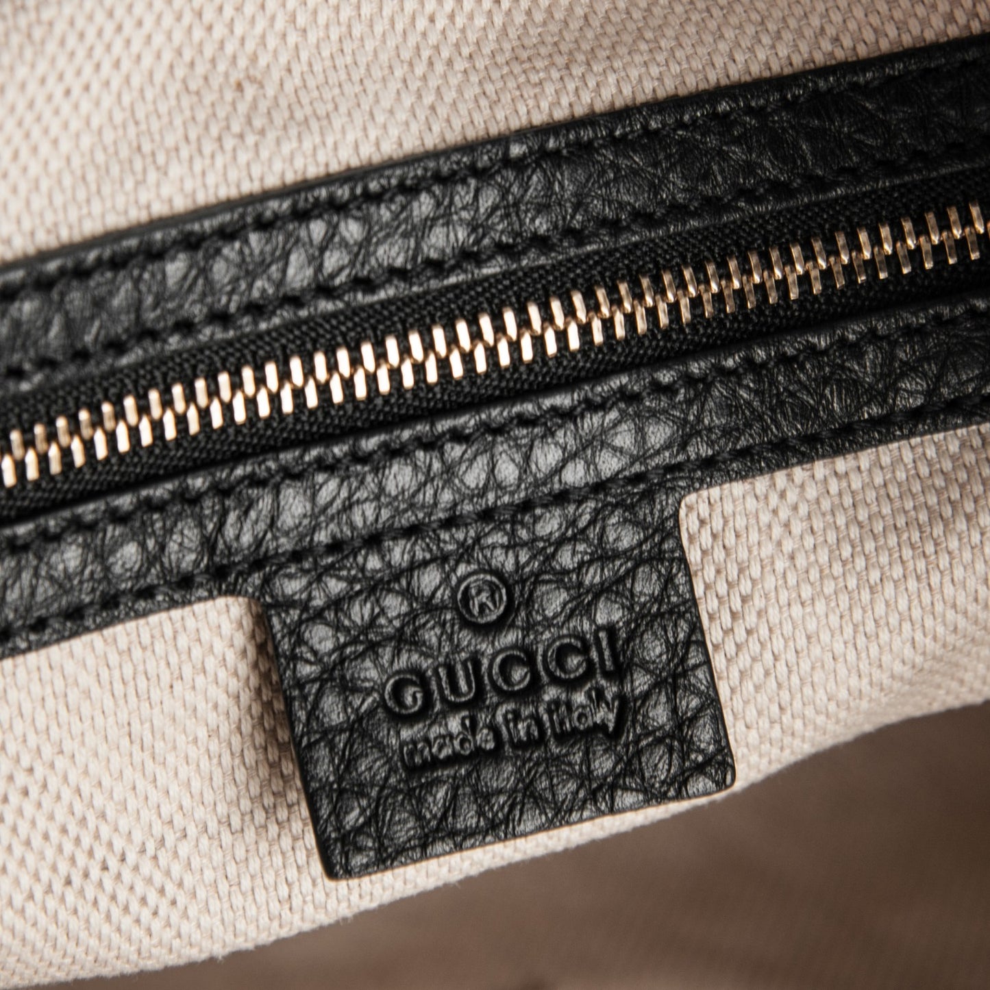 Pebbled Calfskin Medium Soho Chain Shoulder Bag Black