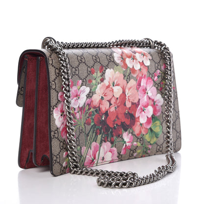 Gucci GG Supreme Monogram Blooms Small Dionysus Shoulder Bag Beige Multicolor Dry Rose 4 of 8