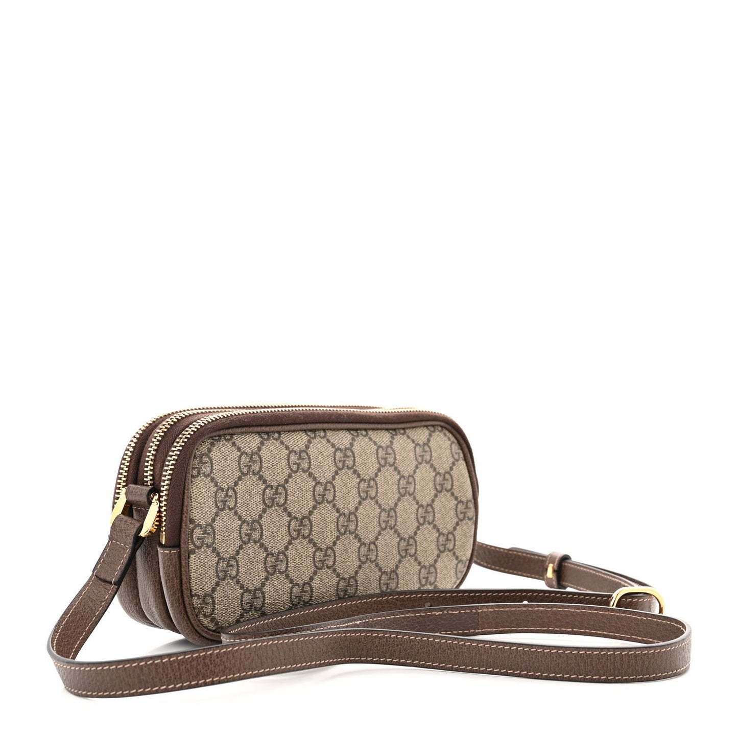 GG Supreme Monogram Web Mini Ophidia GG Bag Brown