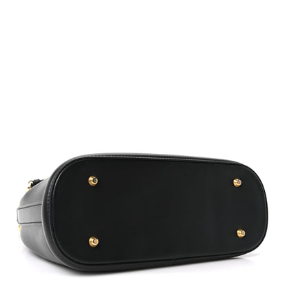 Christian Dior Calfskin CD Embossed Medium C'est Chain Bucket Bag Black 4 of 11