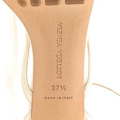 Bottega Veneta Lambskin Stretch Multi Strap 35mm Sandals 37.5 White 12 of 17