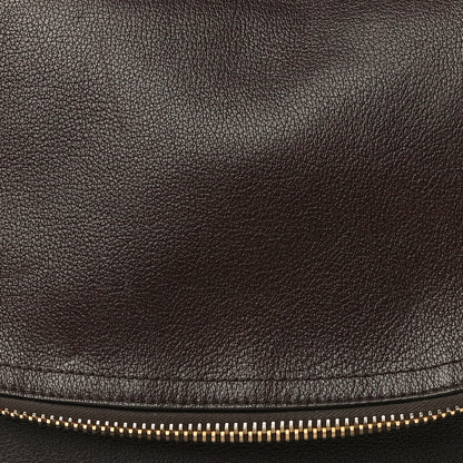 Tom Ford Pebbled Calfskin Large Jennifer Dark Brown 24 of 30