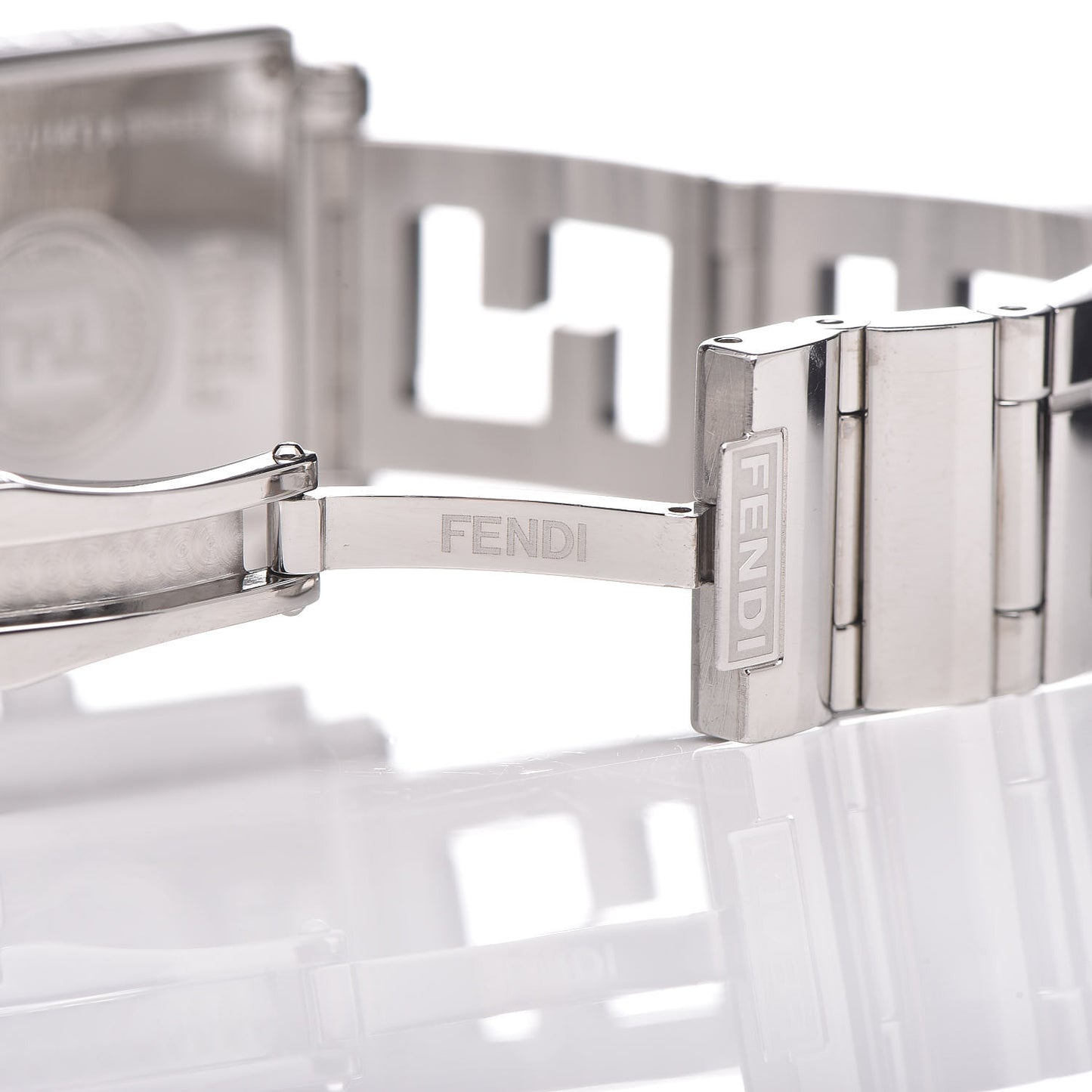 Stainless Steel Diamond Bezel Mother of Pearl 25mm Quadro Quartz Watch