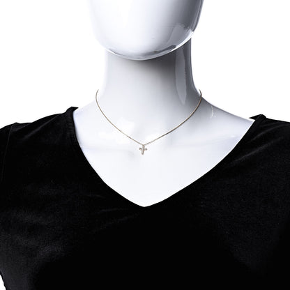 Cartier 18K Pink Gold Diamond Symbols Cross Pendant Necklace 2 of 6