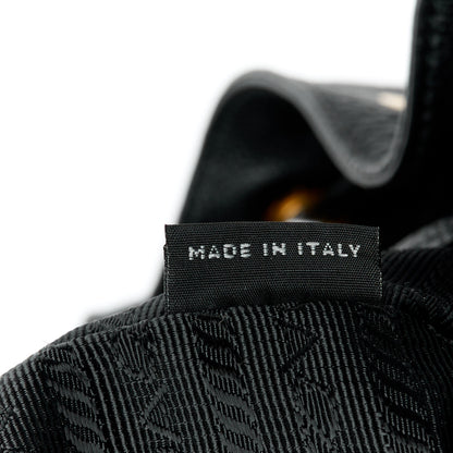 Prada Vitello Daino Backpack Black 7 of 10