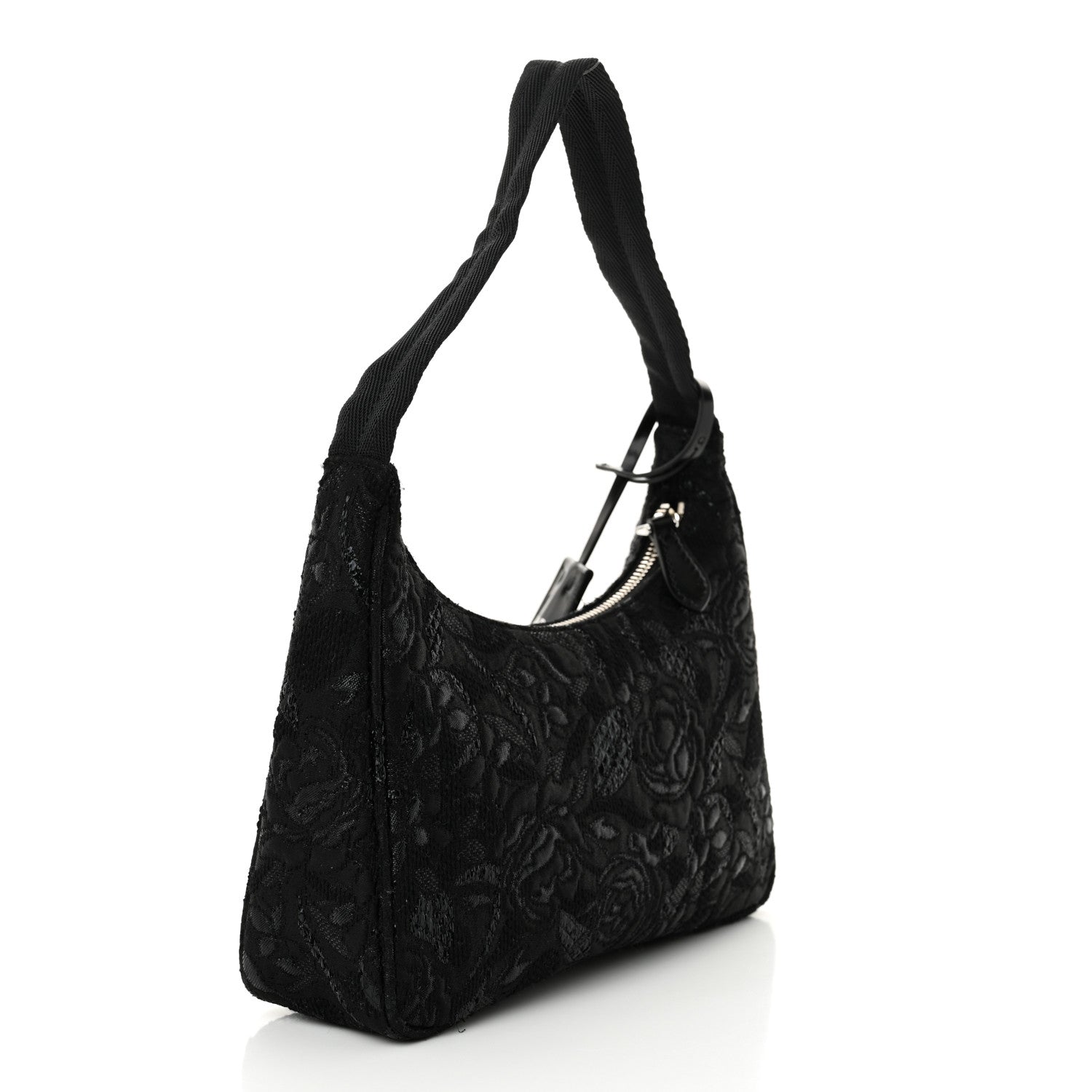 Prada Mini Re-Edition Brocade Lurex Bag Cipria 3 of 11