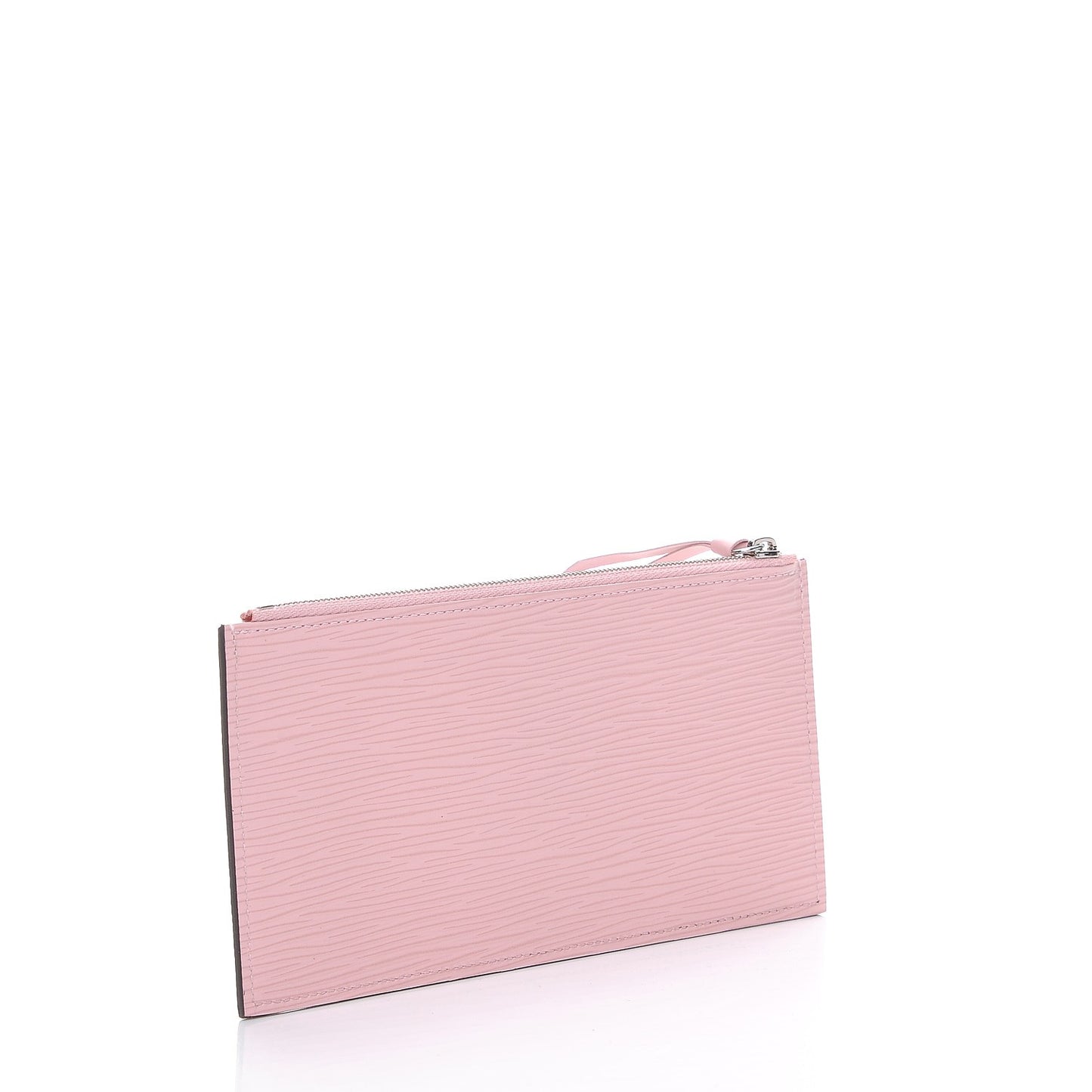 Epi Felicie Chain Wallet Zippered Insert Rose Ballerine