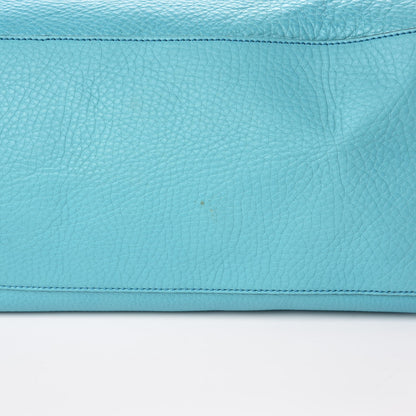 Gucci Pebbled Calfskin Large Soho Chain Shoulder Bag Turquoise 8 of 8