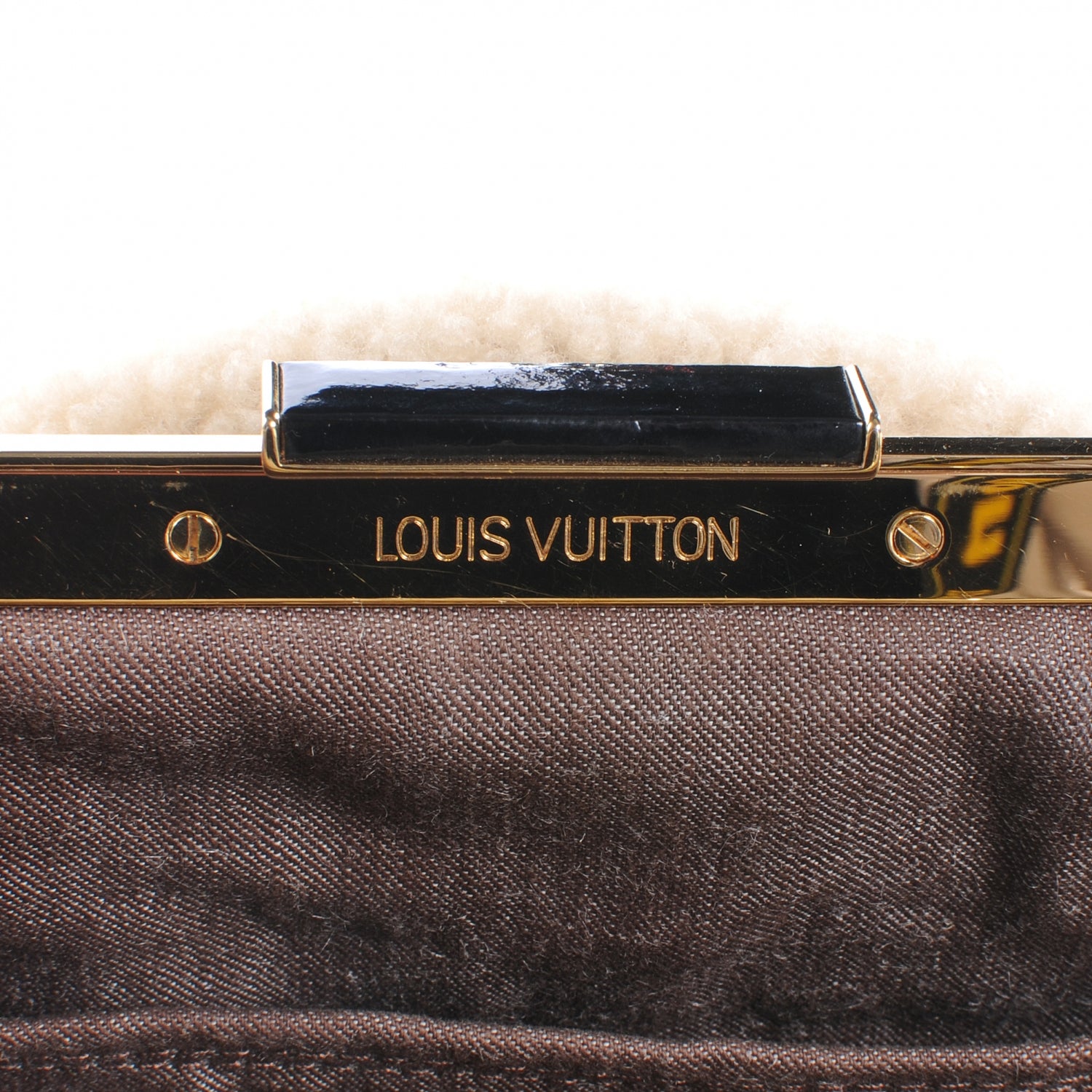 Louis Vuitton Monogram Shearling Storm Bag 5 of 8