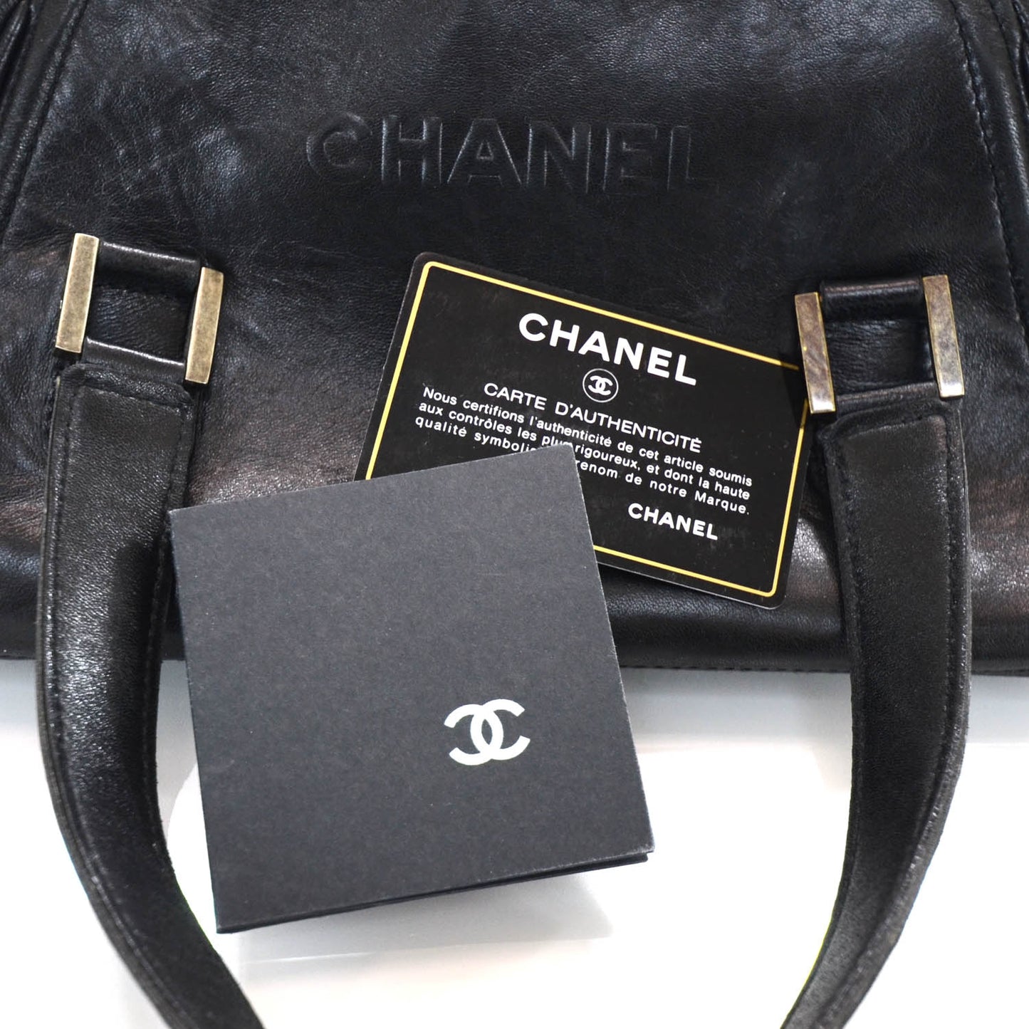 Lambskin Handbag Black