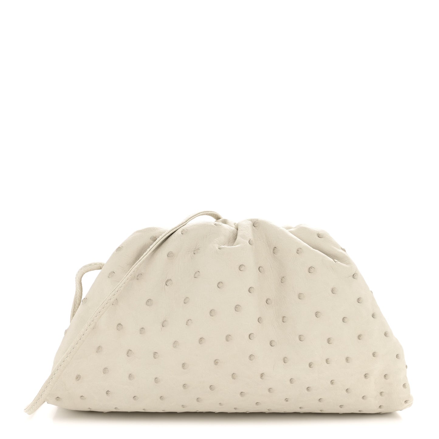 Ostrich The Mini Pouch White