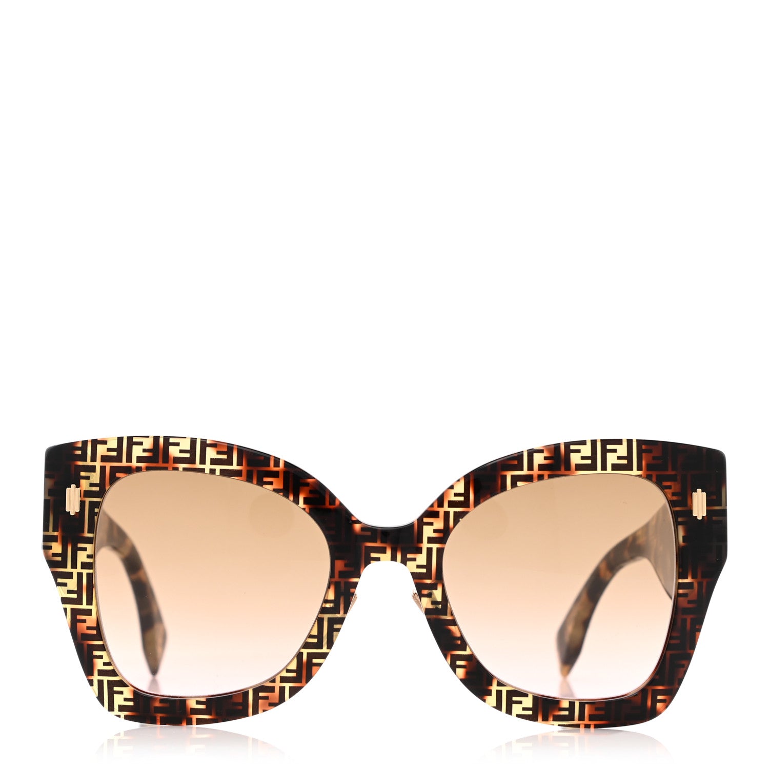 Fendi Acetate FF 53mm Sunglasses 0435/S Tortoise 2 of 9