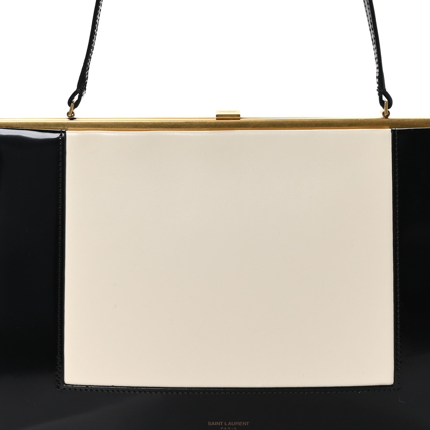 Saint Laurent Nappa Brushed Calfskin Large Le Ann-Marie Alabastro Black 8 of 10