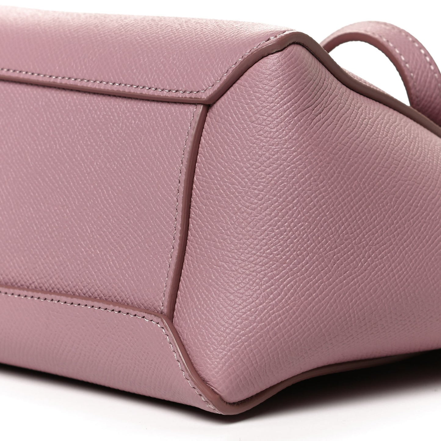 Grained Calfskin Nano Belt Bag Antique Rose