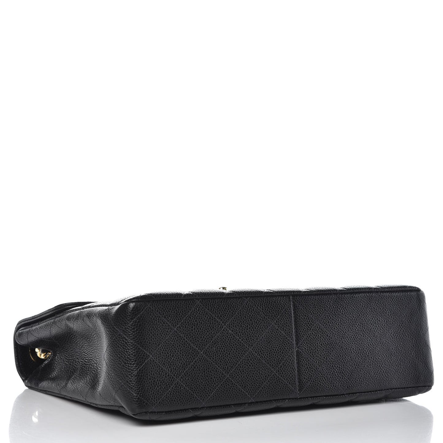 Caviar Quilted Jumbo Single Flap Black