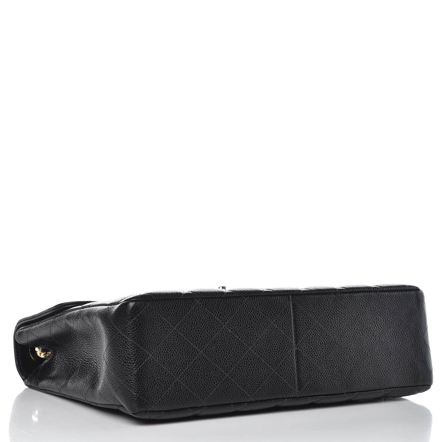 Chanel Caviar Quilted Jumbo Single Flap Black 4 of 11