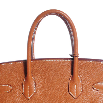 Hermes Taurillon Clemence Birkin 30 Gold 5 of 30