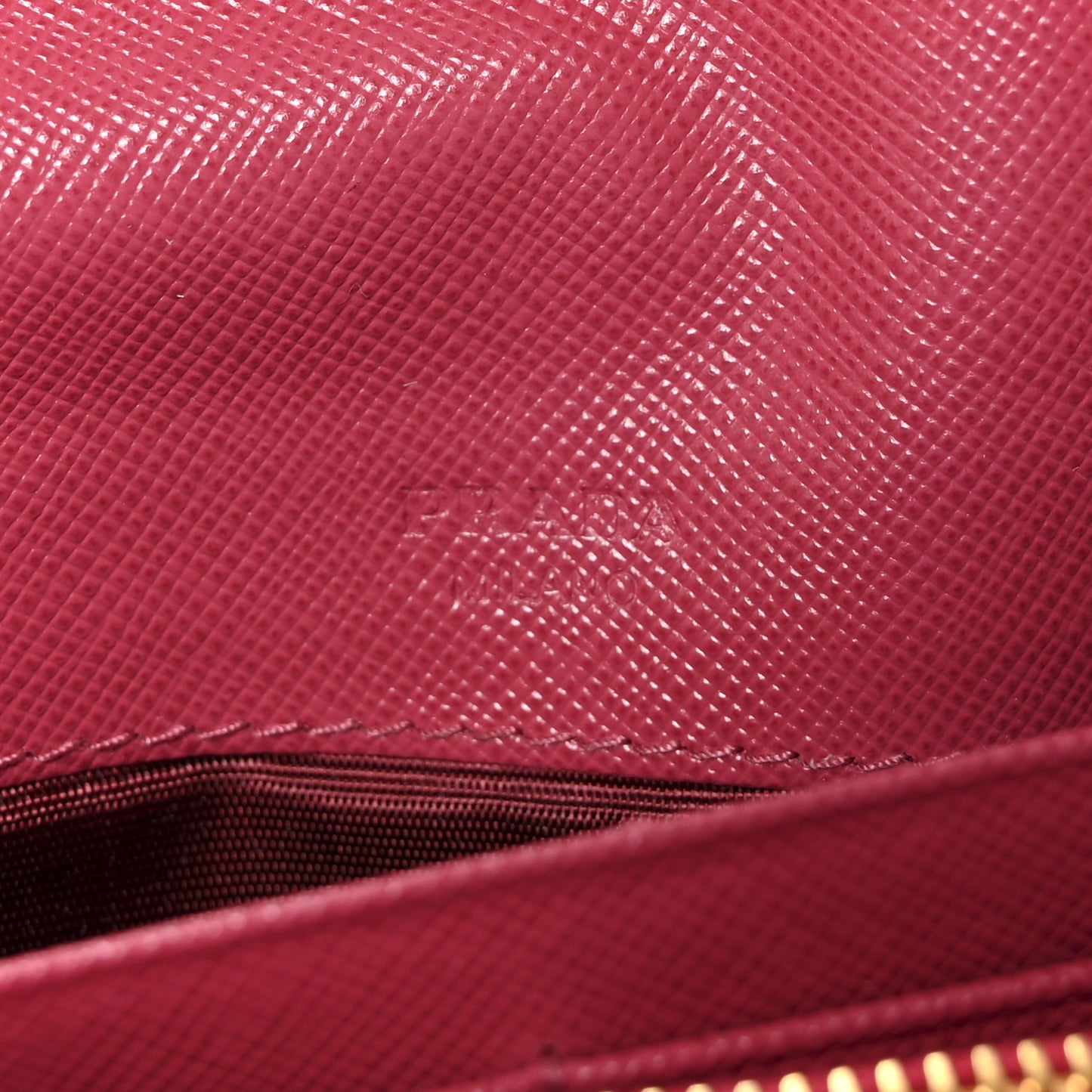 Saffiano Metal Continental Flap Wallet Peonia