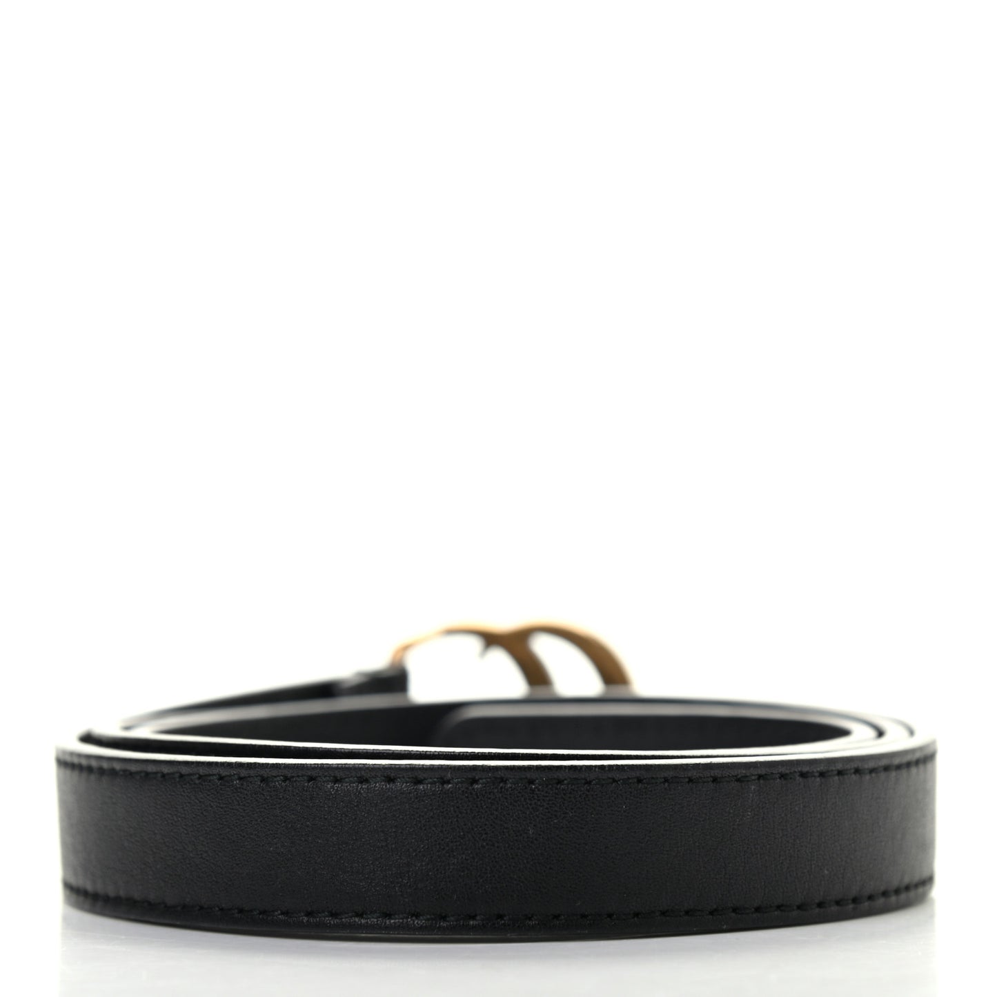 Calfskin Double G 20mm Belt 85 34 Black