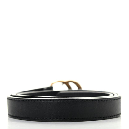 Gucci Calfskin Double G 20mm Belt 85 34 Black 2 of 5