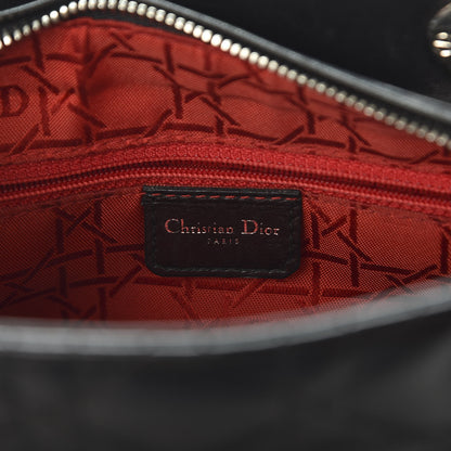 Christian Dior Lambskin Cannage Medium Lady Dior Black 5 of 9
