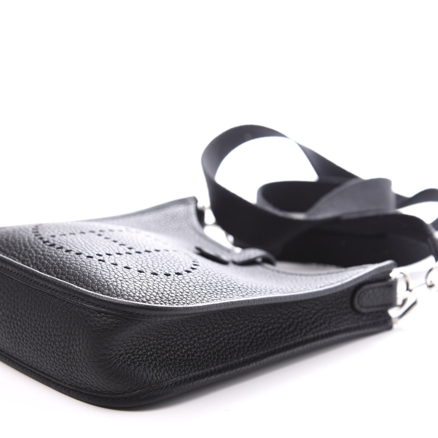 Hermes Taurillon Clemence Evelyne TPM Black 8 of 9