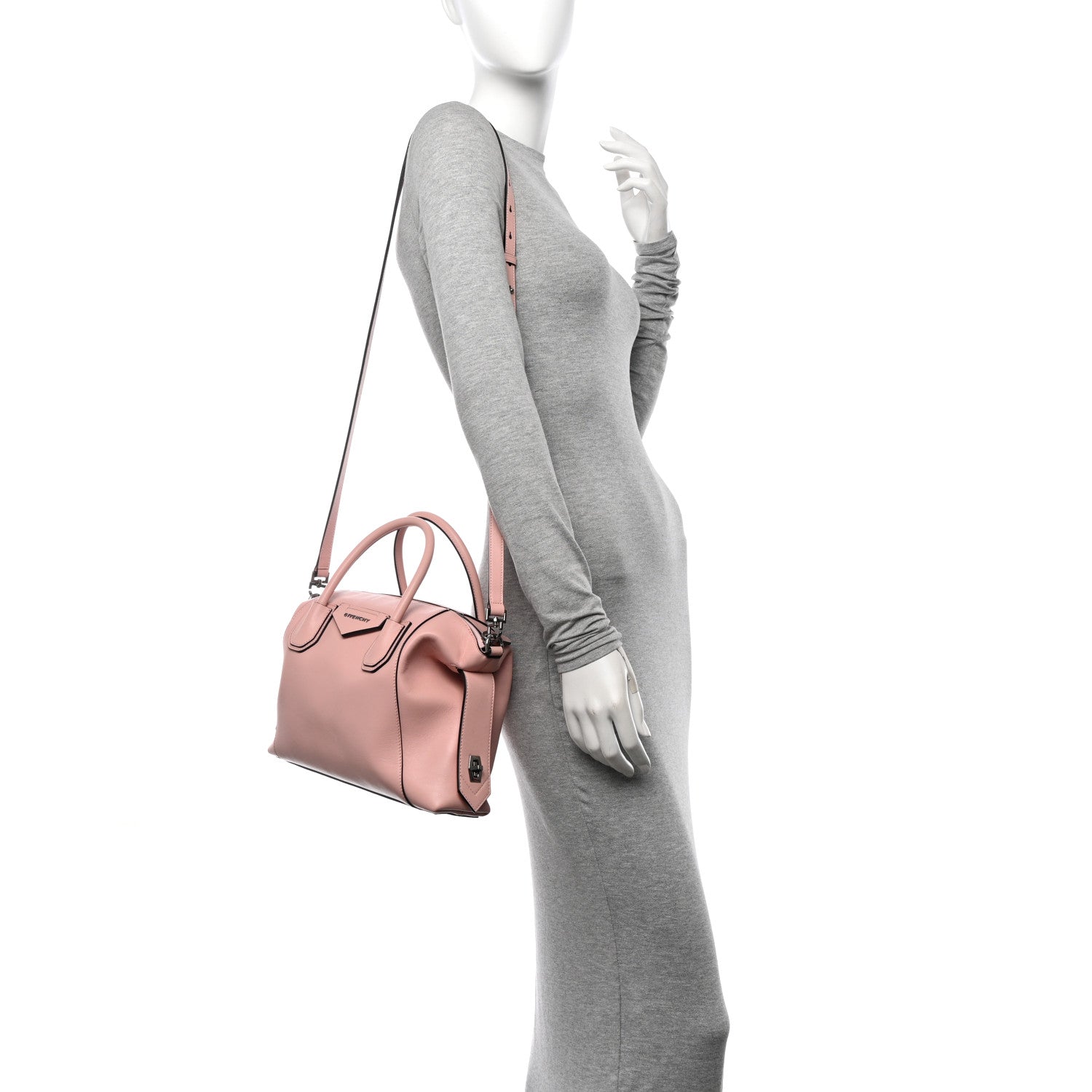Givenchy Smooth Calfskin Small Soft Antigona Pale Pink 2 of 12