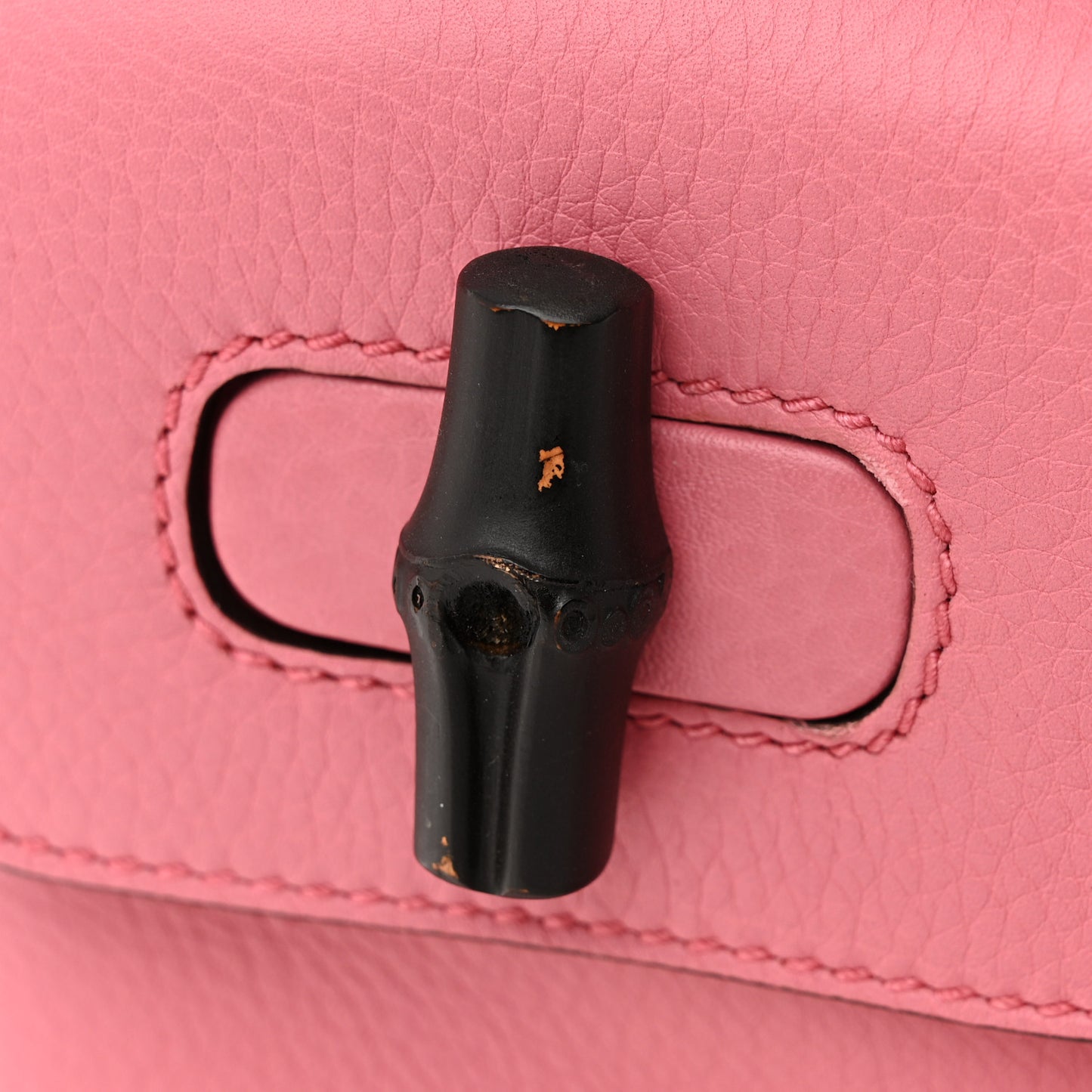 Cellarius Calfskin Medium Bamboo Backpack Glossy Pink
