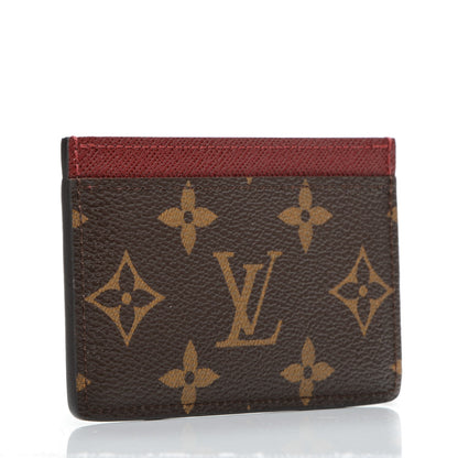 Louis Vuitton Monogram My LV Heritage Card Holder Bordeaux 3 of 6