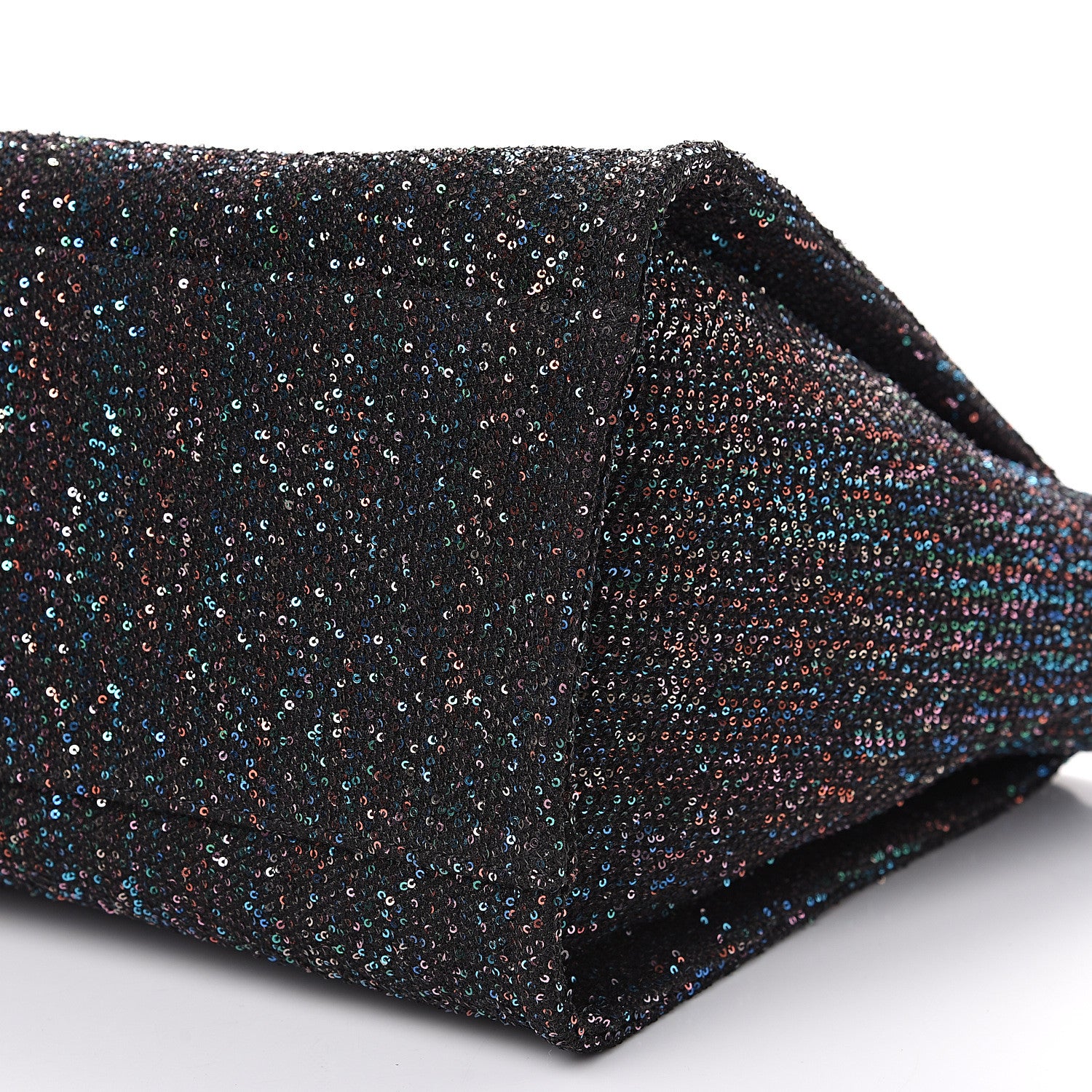 Chanel Calfskin Sequin Medium Deauville Tote Black 8 of 9