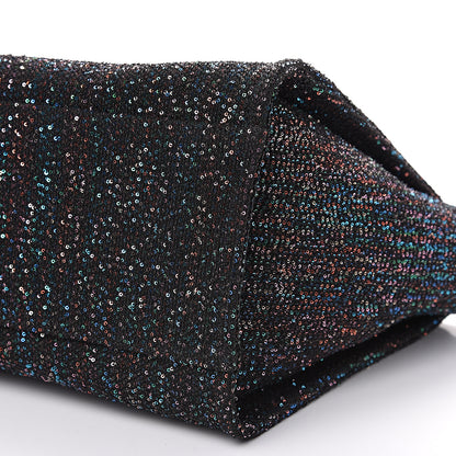 Chanel Calfskin Sequin Medium Deauville Tote Black 8 of 9