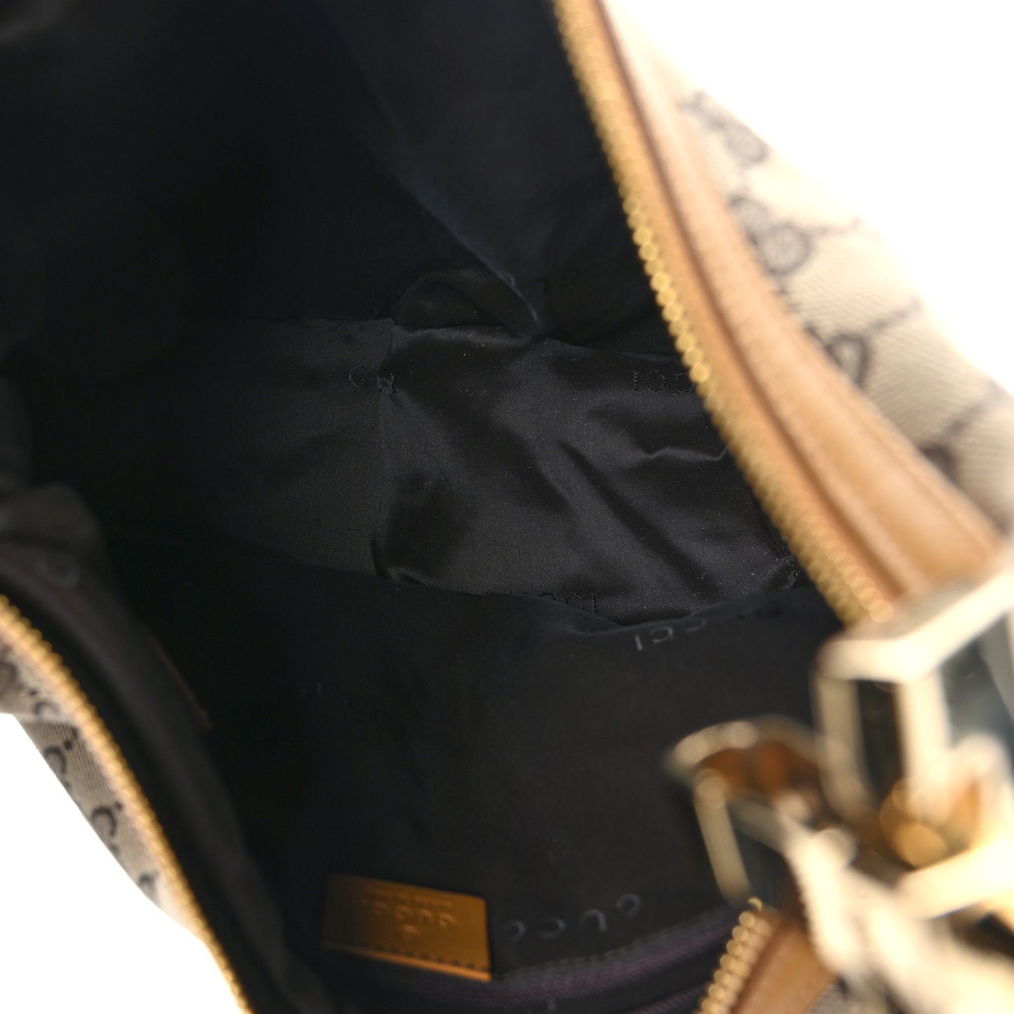 Monogram GG Clasp Hobo Tan