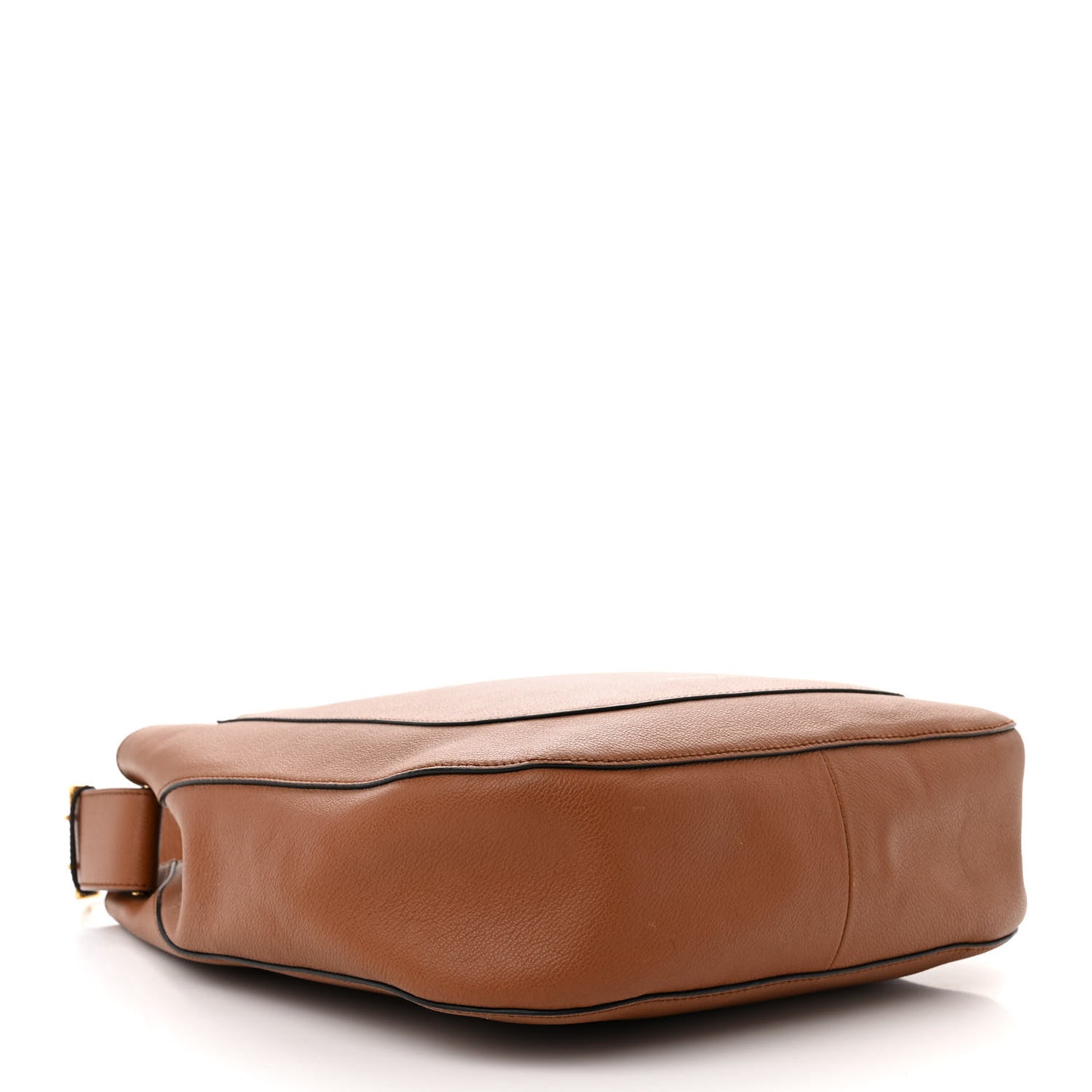 Grainy Calfskin Small Elmstone Hobo Tan