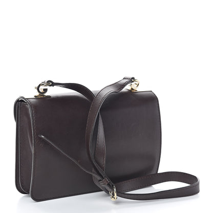Gucci Calfskin Medium 1973 Shoulder Flap Bag Dark Brown 3 of 23