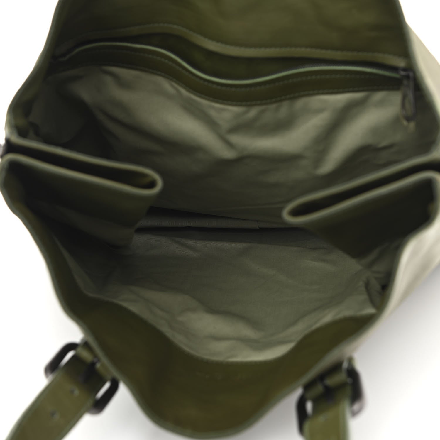 Bottega Veneta Light Calfskin Intrecciato Side Zip Medium Tote Green 6 of 10