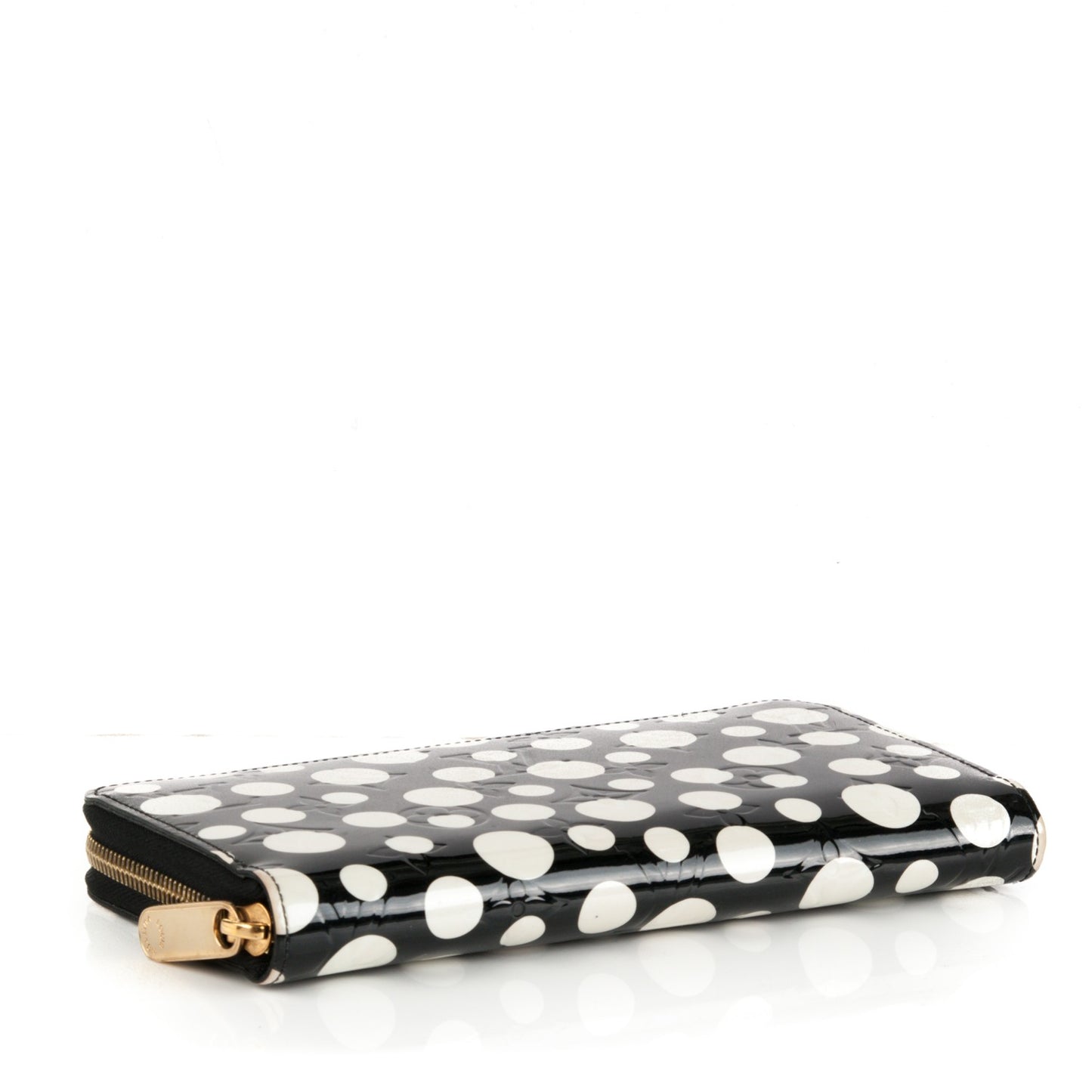 Vernis Kusama Infinity Dots Zippy Wallet Black
