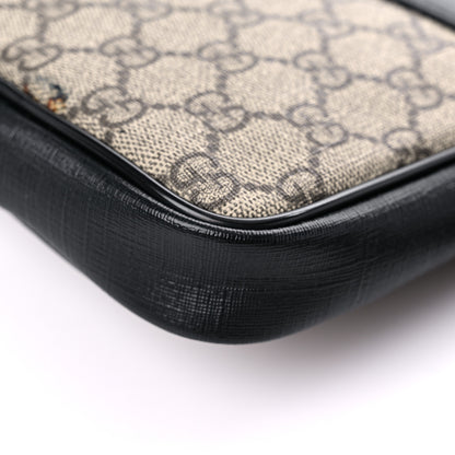 Gucci GG Supreme Monogram Web Belt Bag Black 14 of 22