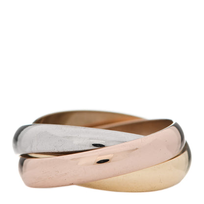 Cartier 18K Pink Yellow White Gold Classic Trinity Ring 50 5.25 3 of 5
