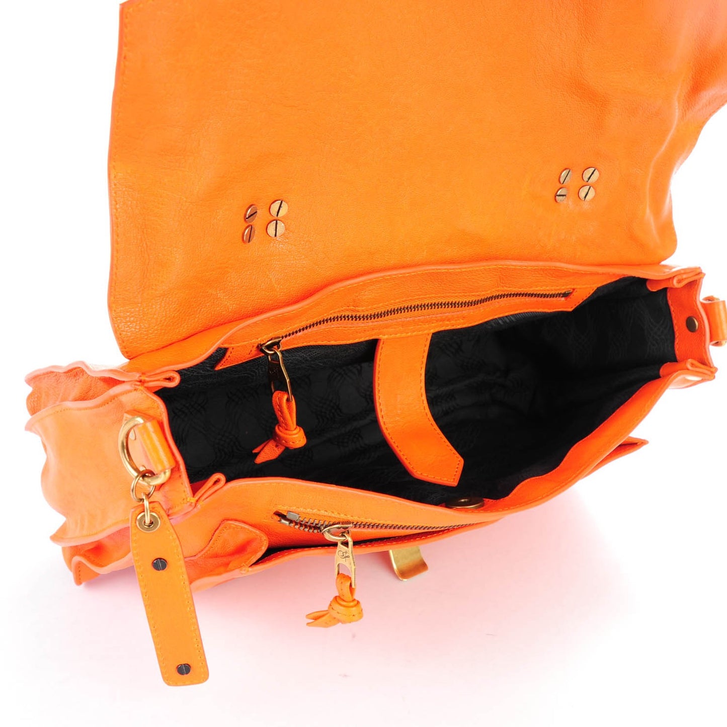 Lambskin Medium PS1 Satchel Orange